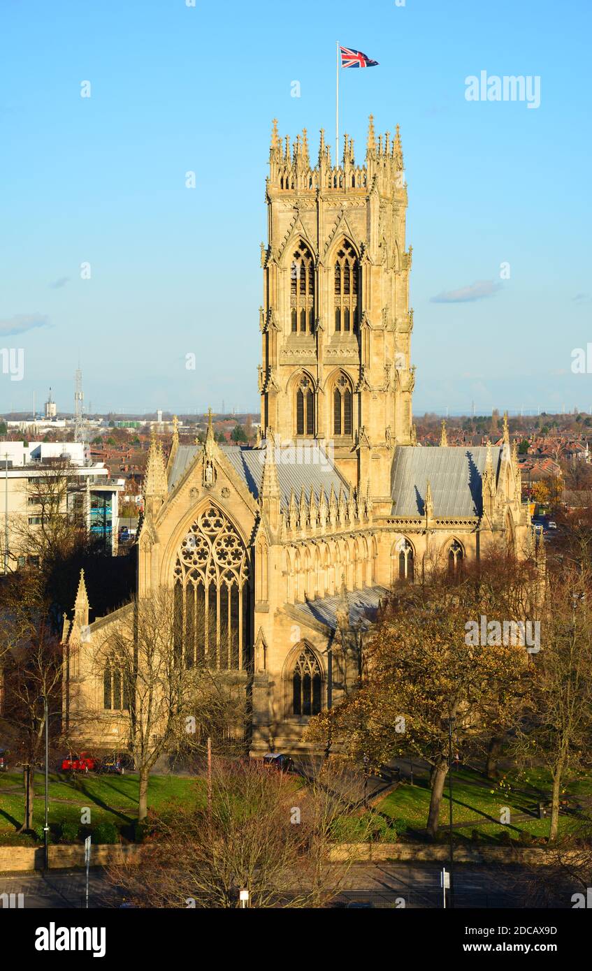 La Chiesa della cattedrale di Saint George, Doncaster, South Yorkshire, Regno Unito Foto Stock