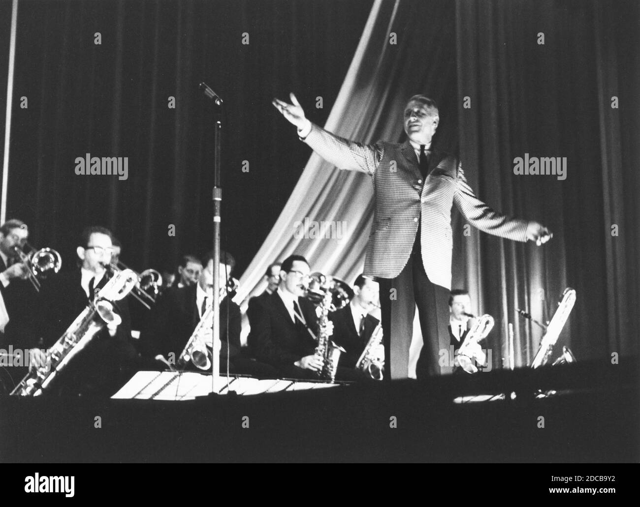 Stan Kenton, UK Tour, 1964. Foto Stock