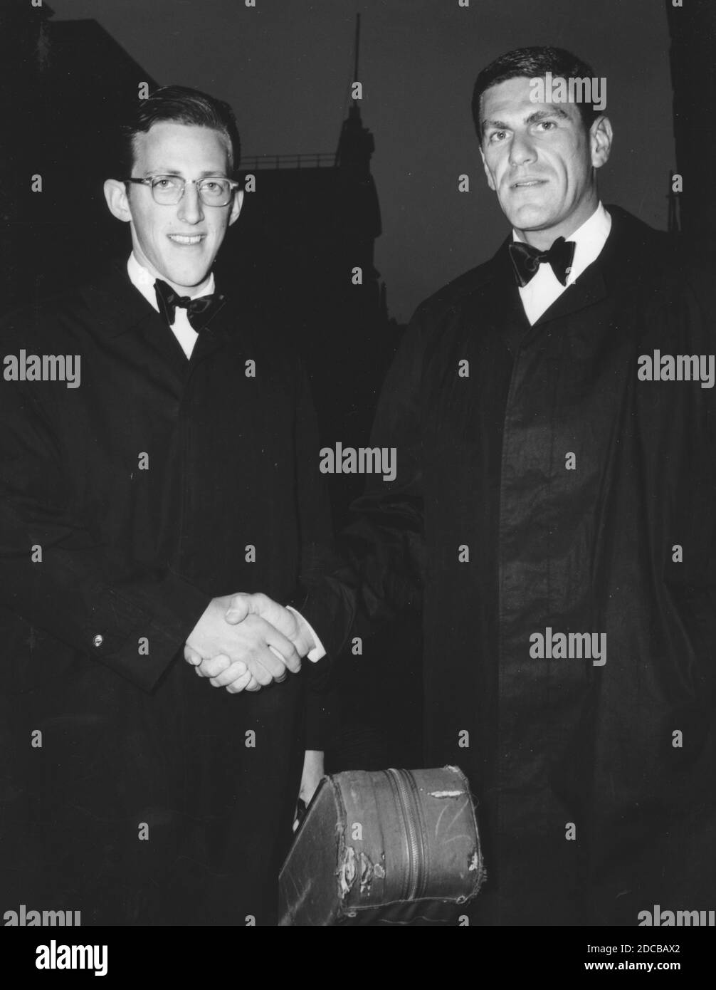 Stan Levey e Dennis Budimir, Londra tour, 1964. Foto Stock