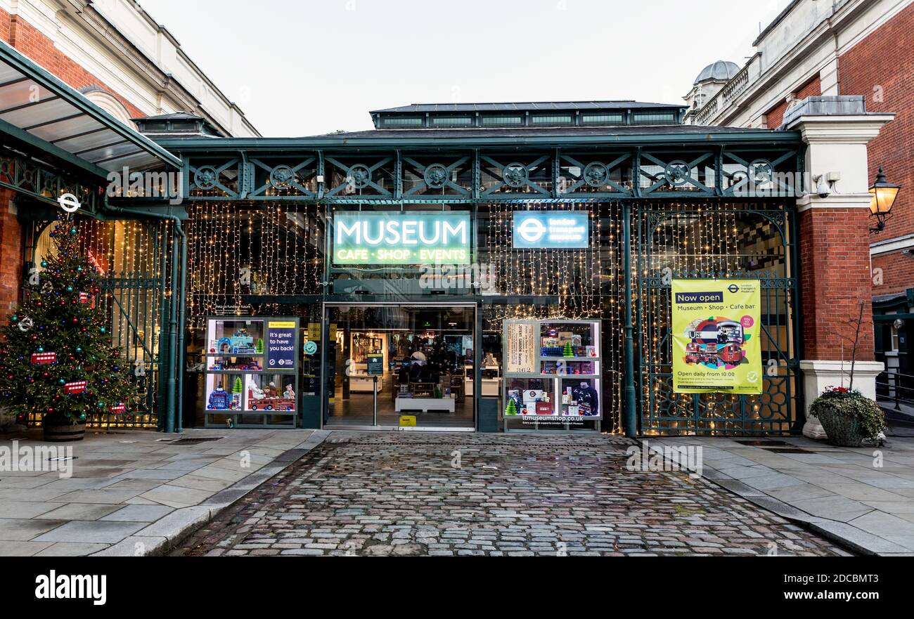Museo dei Trasporti di Londra Covent Garden Londra REGNO UNITO Foto Stock