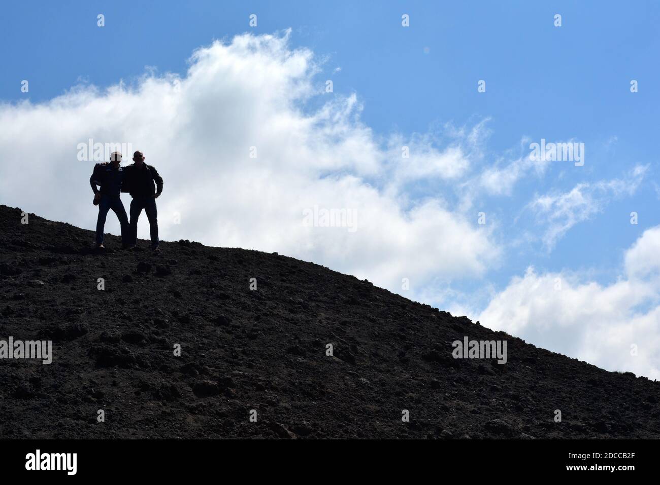 Etna vicino Catania, Sicilia Foto Stock