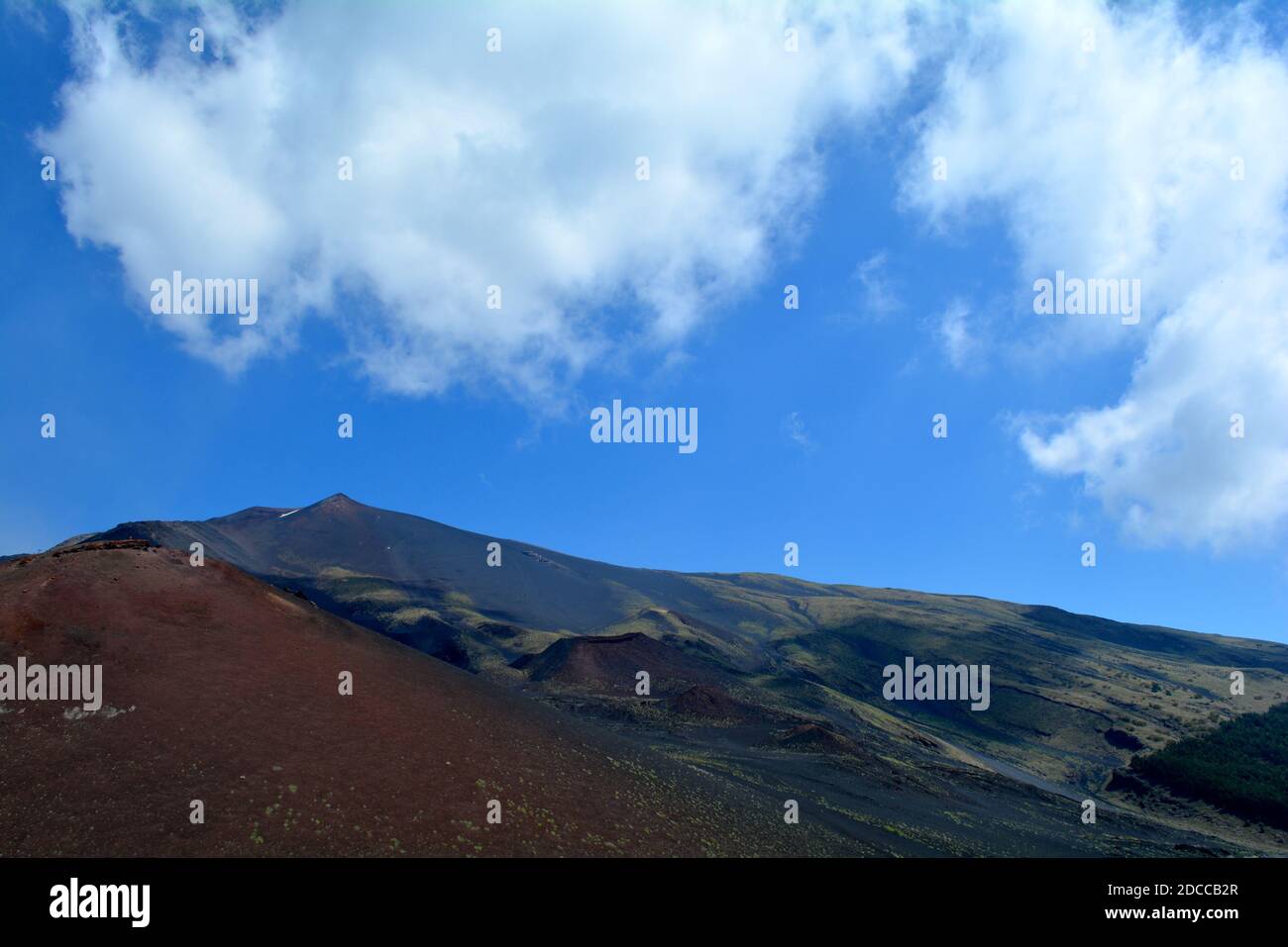 Etna vicino Catania, Sicilia Foto Stock