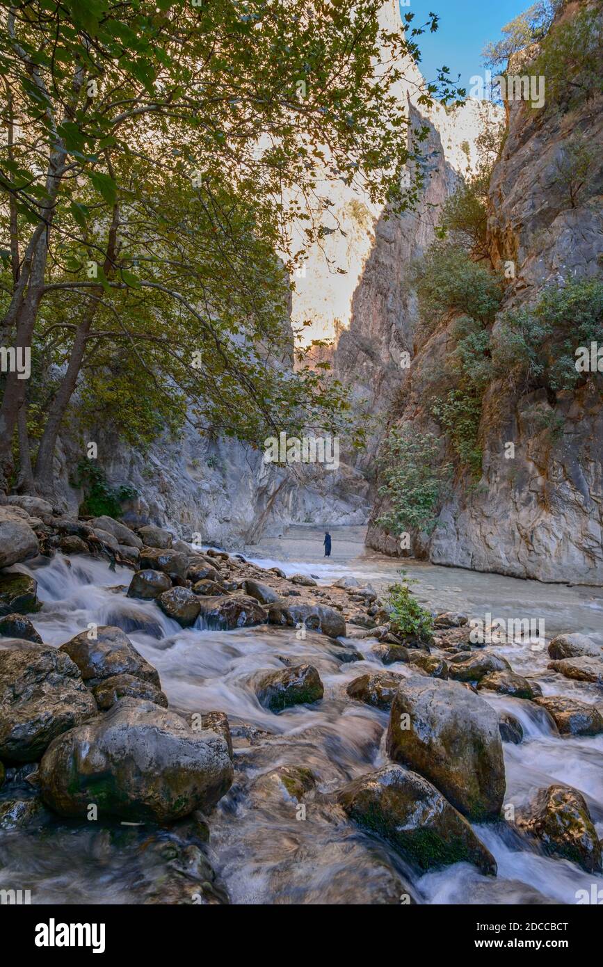 il bellissimo parco nazionale saklikent turchia Foto Stock