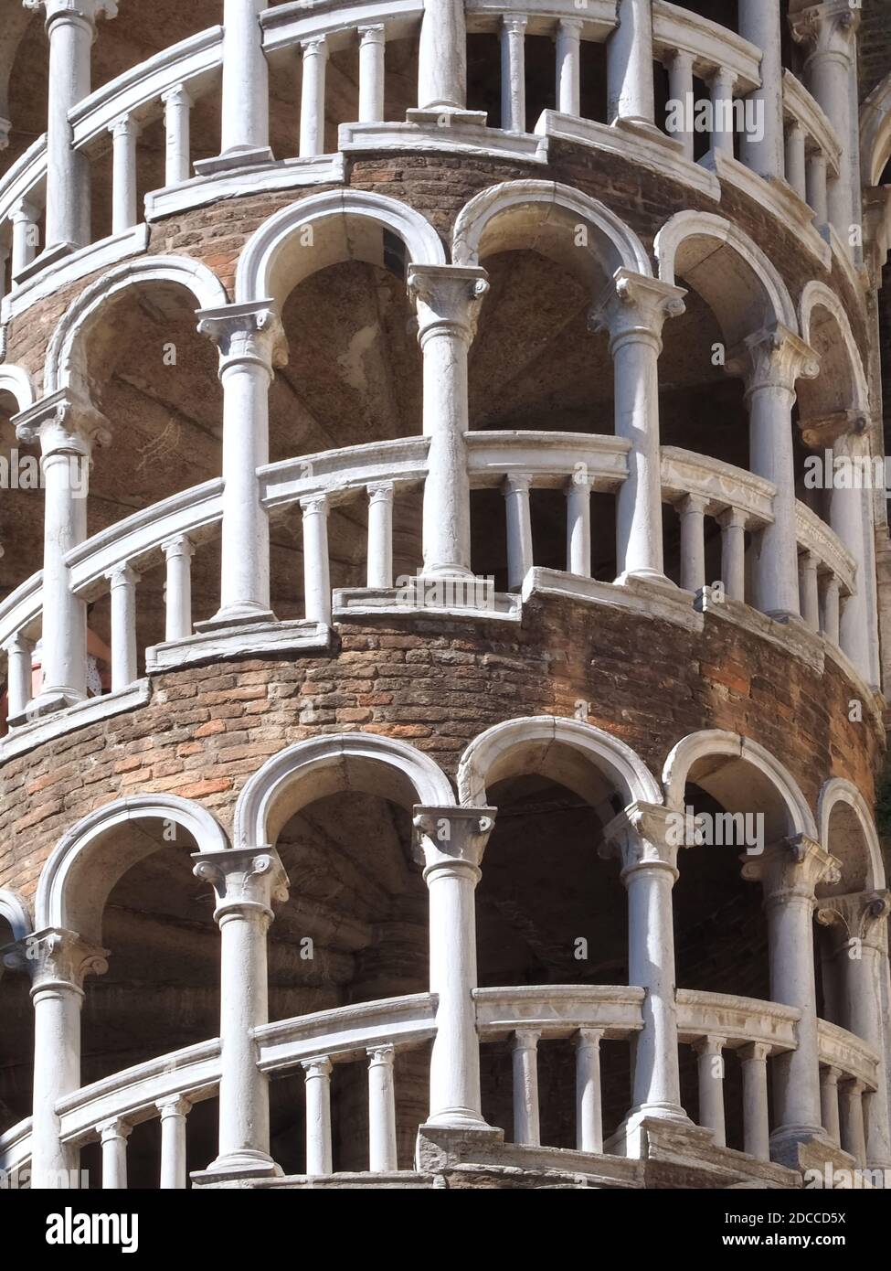 Bella torre palazzo contarini a Venezia in Italia Foto Stock