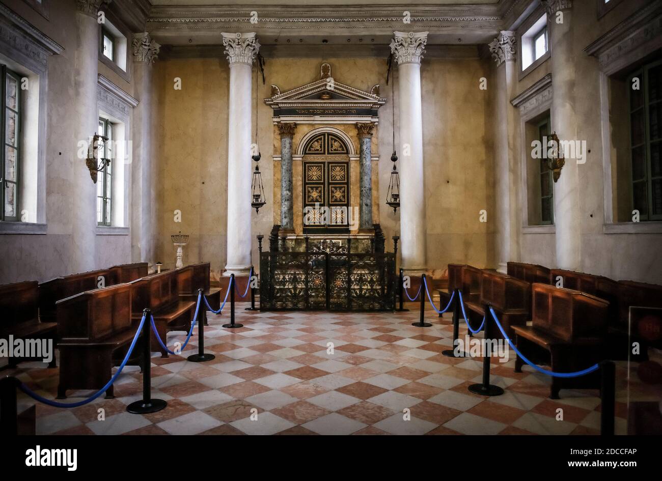 Sabbioneta: Museo Ebraico. Sinagoga sulla comunità ebraica di Mantova Foto Stock
