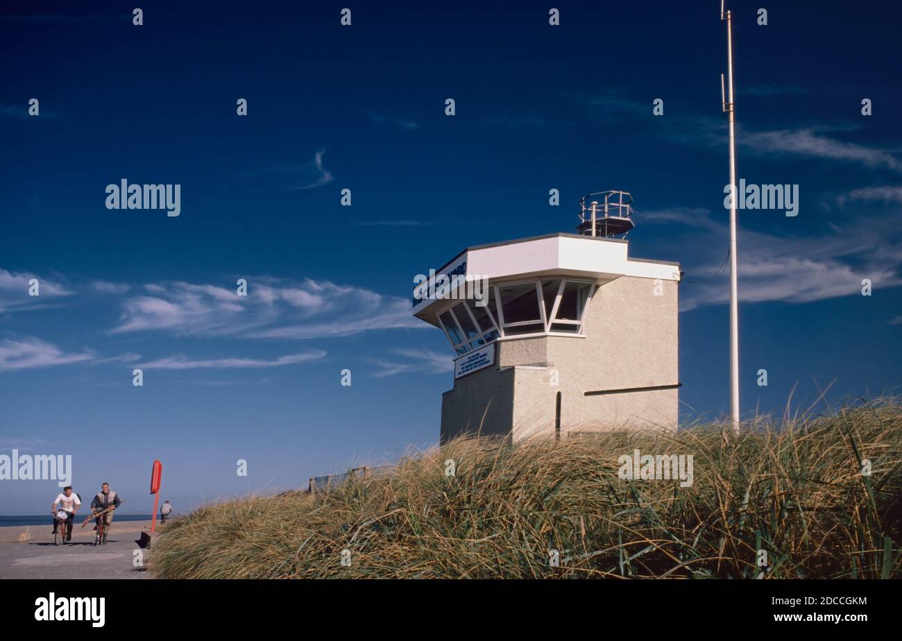 Fleetwood Coastguard Station, Lancashire nel 1994 Foto Stock