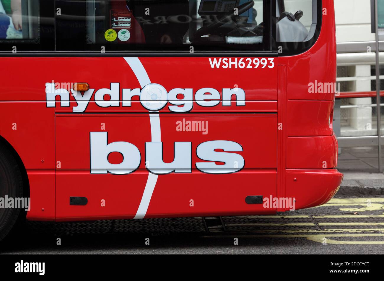 Autobus per celle a combustibile a idrogeno, Covent Garden, Londra Foto Stock