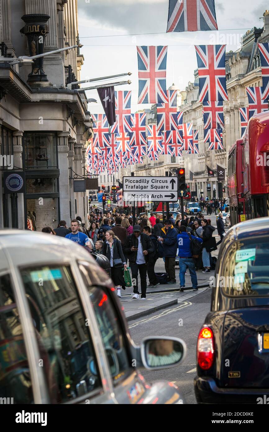 Gran Bretagna / Inghilterra /Londra /Regent Street Foto Stock