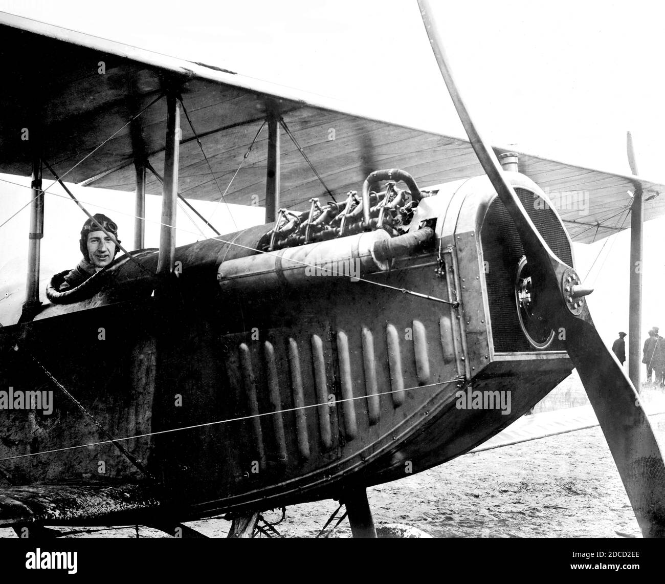 WWI, Vernon Castle, British Royal Flying Corps Foto Stock