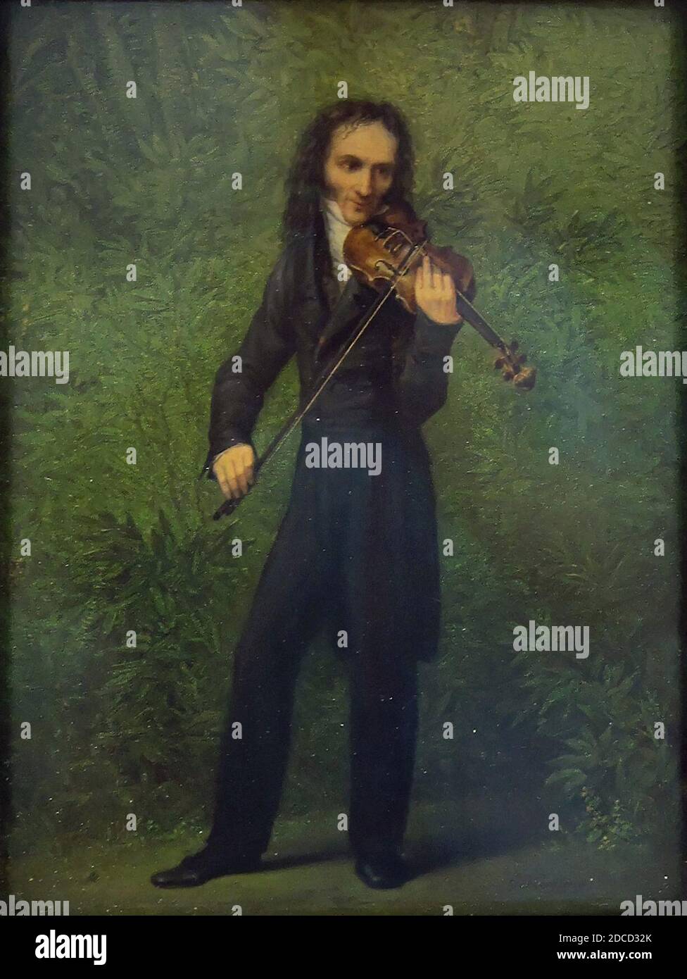 Georg Friedrich Kersting - Der Geiger Niccolò Paganini (ca. 1829). Foto Stock