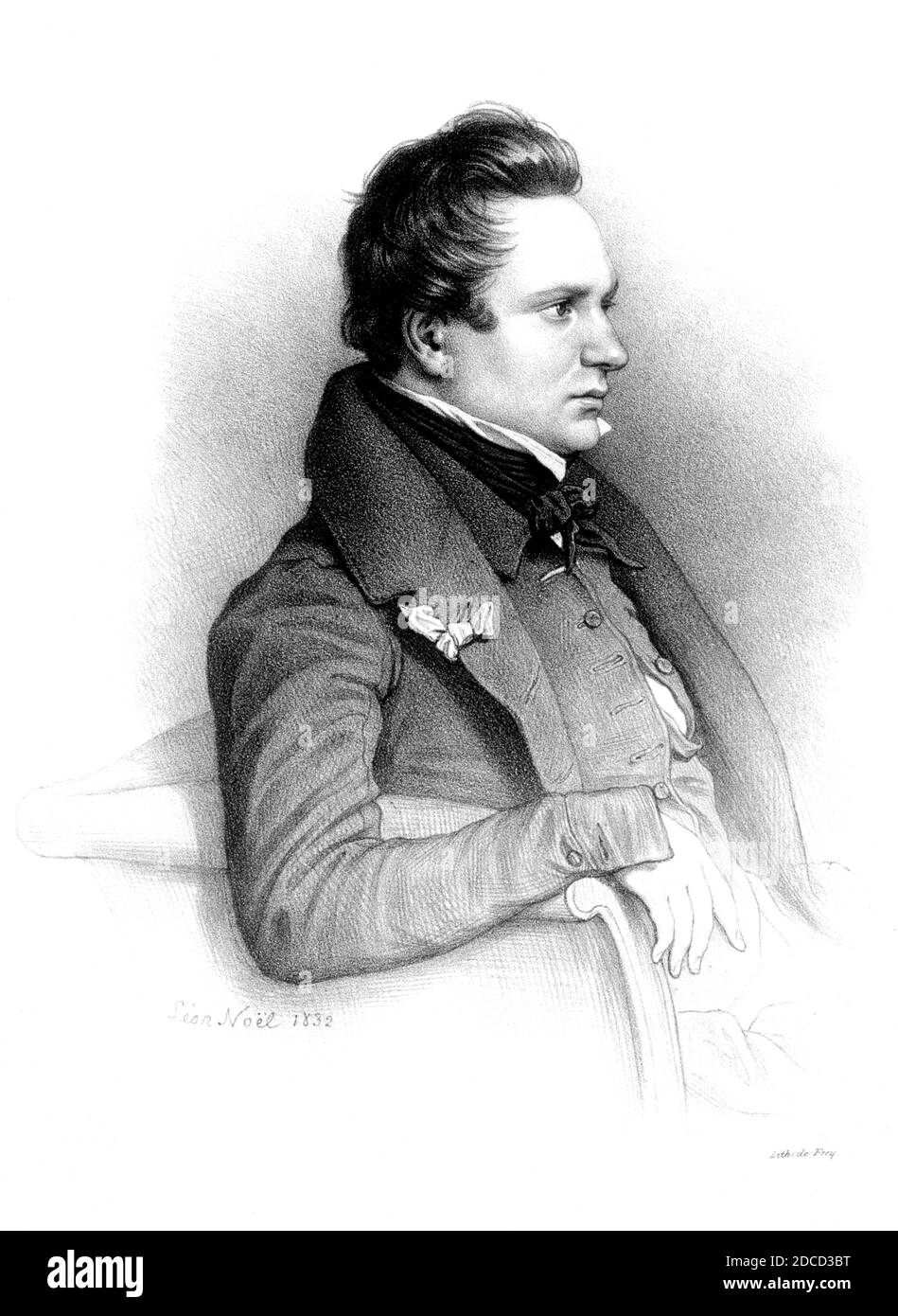 Victor Hugo, l'autore francese Foto Stock