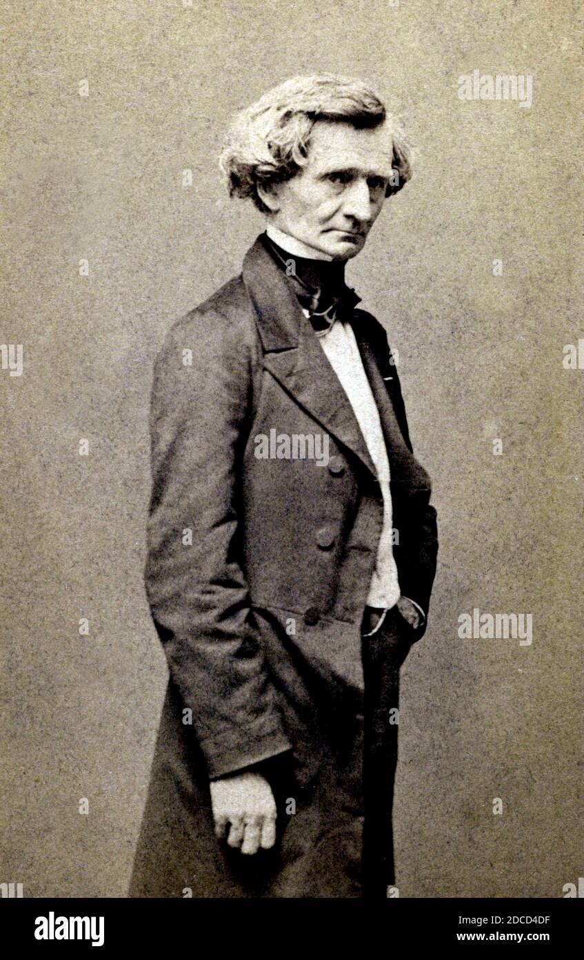 Hector Berlioz, compositore francese Foto Stock