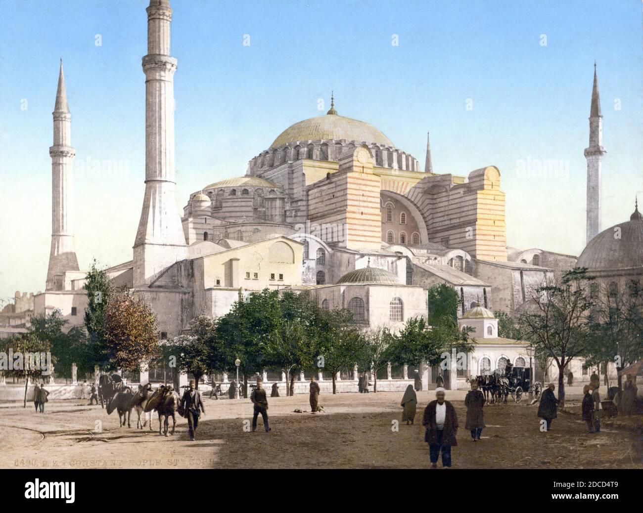 Hagia Sophia, Istanbul, Turchia, c.. 1890 Foto Stock