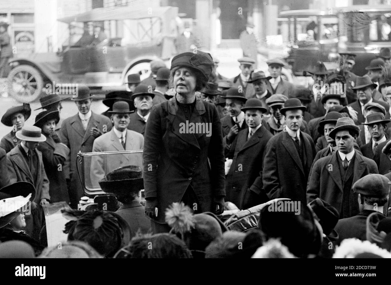 Lucy Burns, Suffragette americana Foto Stock