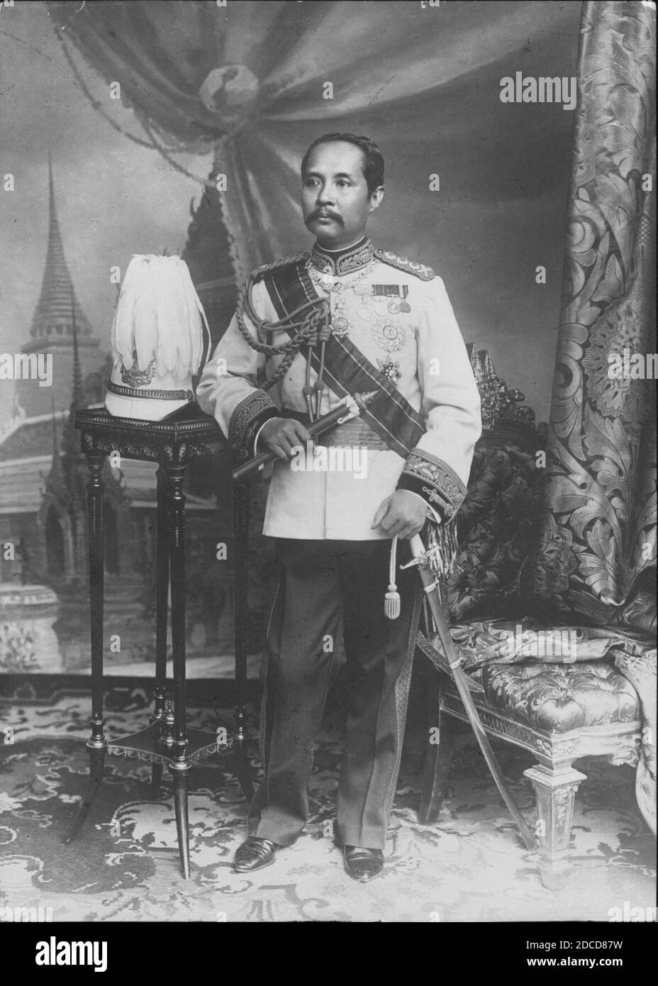 Re Chulalongkorn di Siam Foto Stock