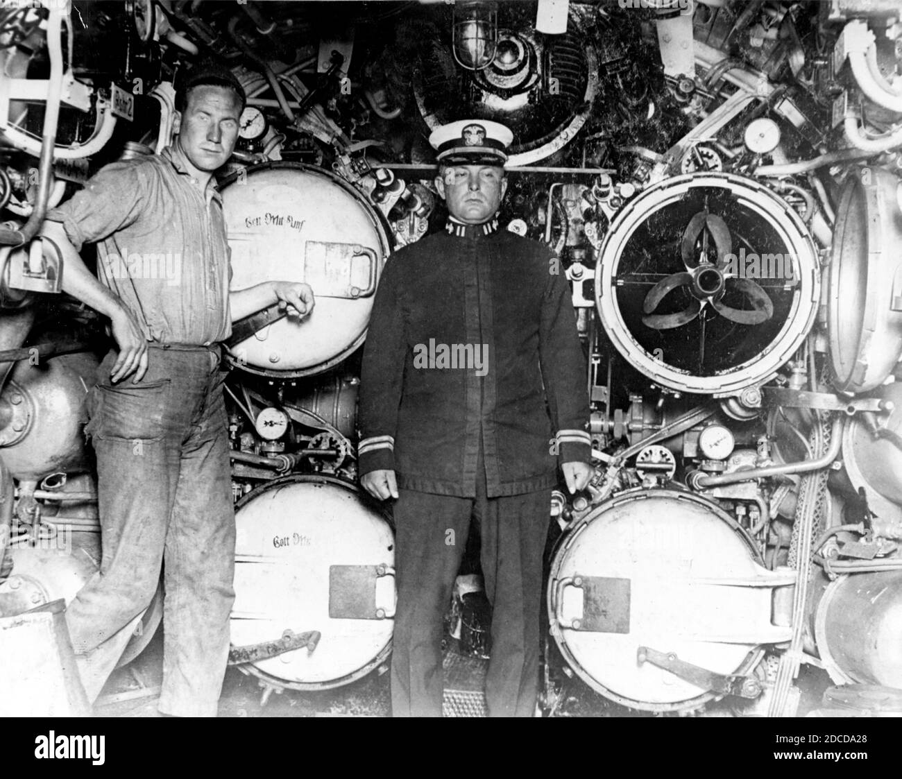 WWI, SM UB-88 sottomarino tedesco, 1919 Foto Stock