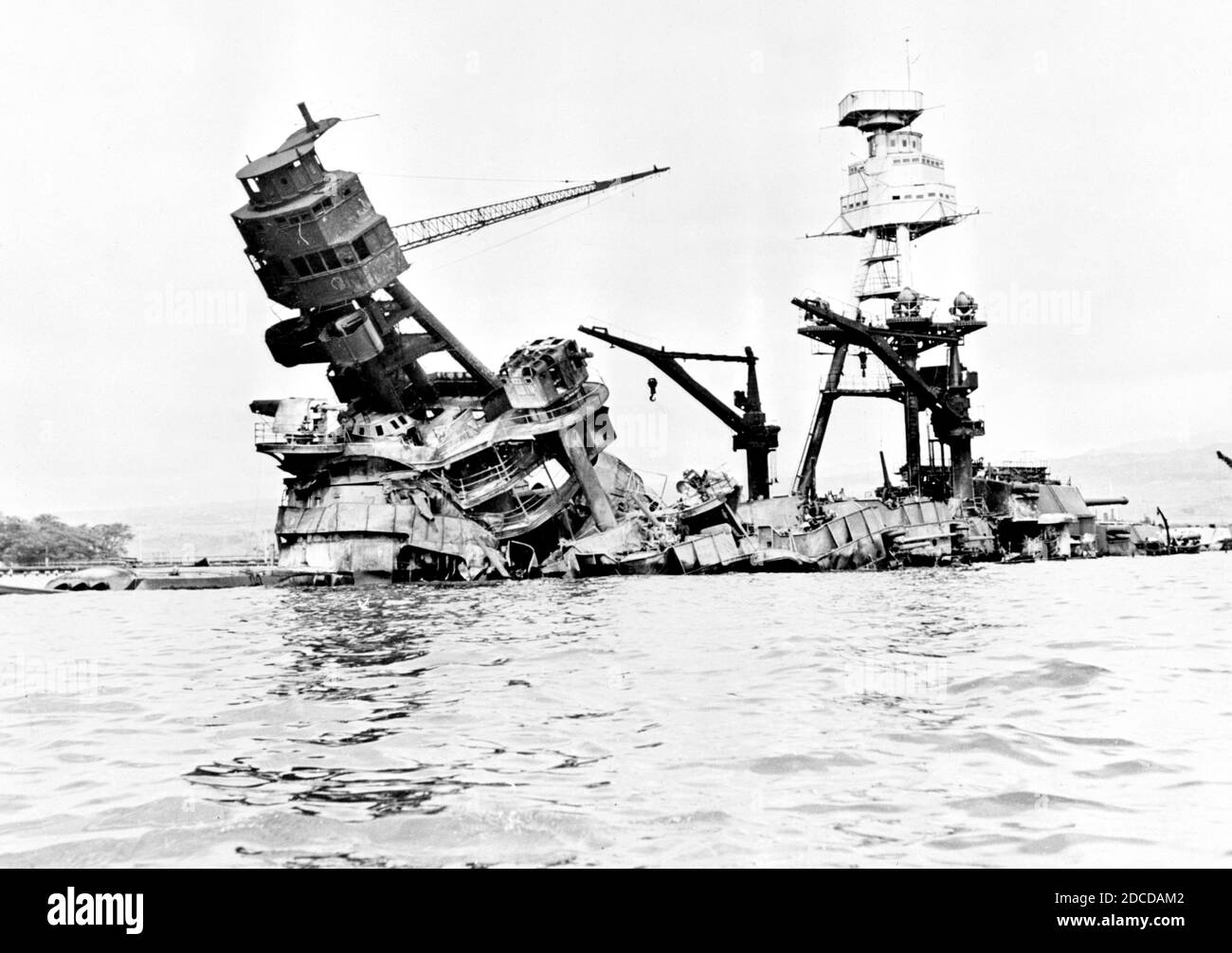 Attacco di Pearl Harbor, 1941 Foto Stock