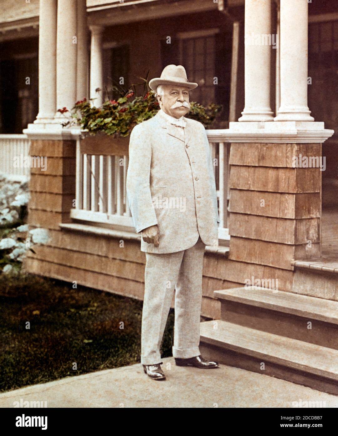 George Dewey, eroe navale americano Foto Stock