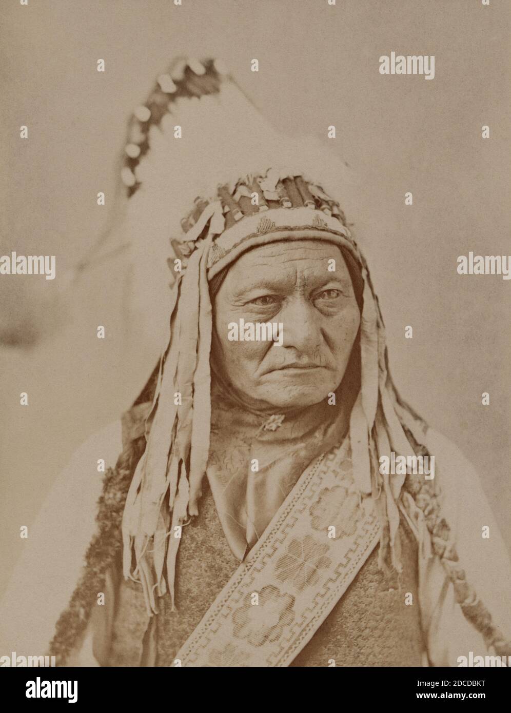 Toro seduto, capo tribale di Lakota Foto Stock