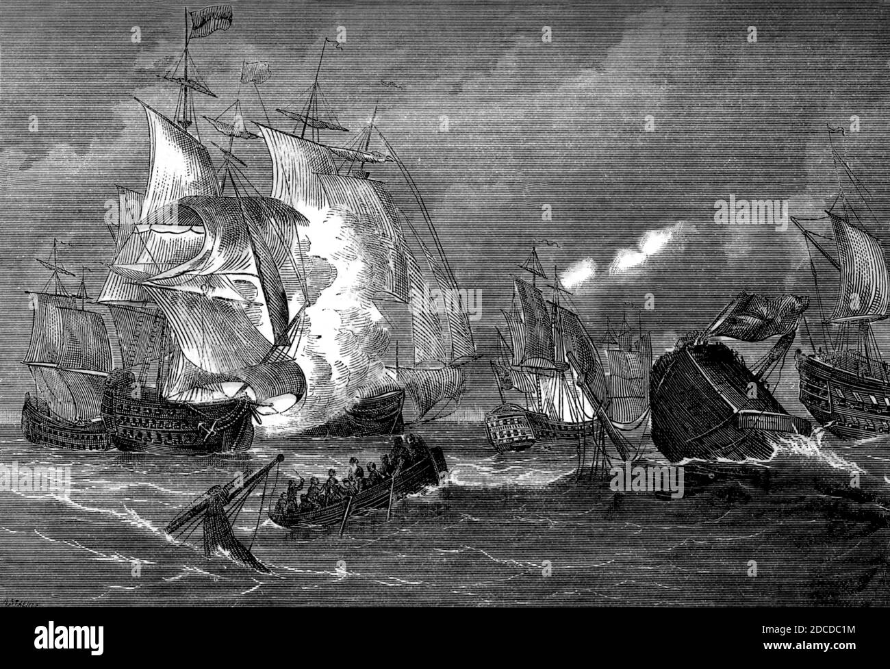 Glorioso primo di giugno 1794 Foto Stock