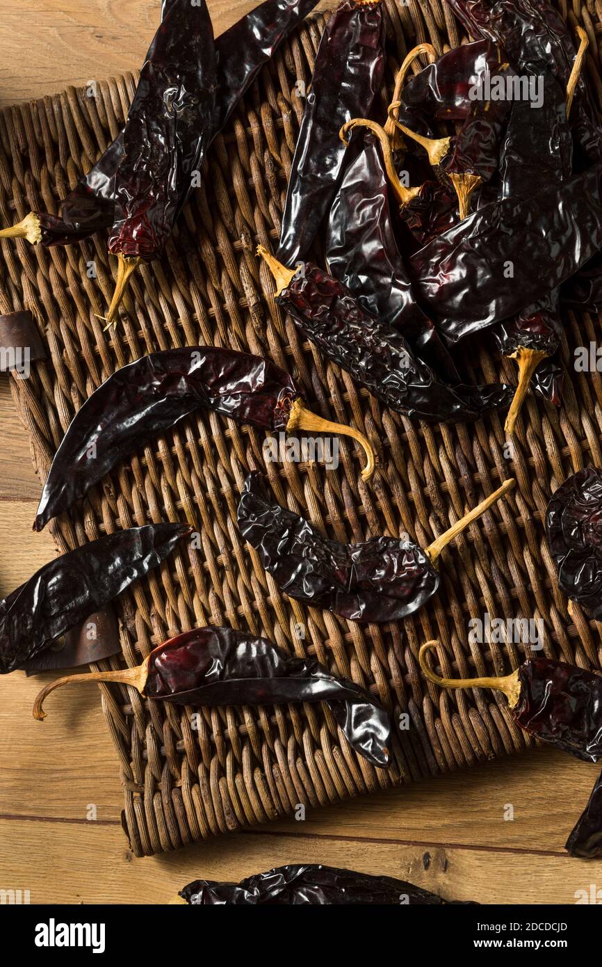 Piccanti Peperoncini caldi Gaujillo pronti a mangiare Foto Stock