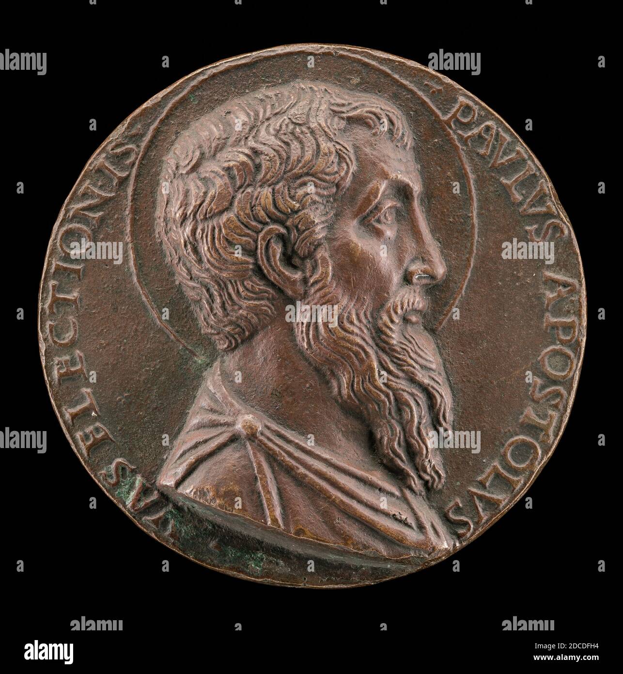 Romano 16 ° secolo, (artista), San Paolo, c.. 1500, bronzo, totale (diametro): 8.98 cm (3 9/16 in.), peso lordo: 332.44 gr (0.733 lb.), asse: 12:00 Foto Stock