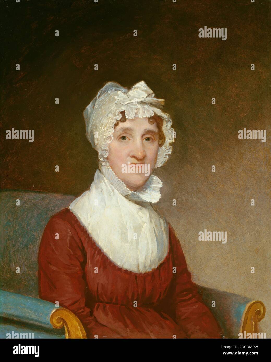 Gilbert Stuart, (pittore), americano, 1755 - 1828, Sarah Homes Tappan (Sig.ra Benjamin Tappan), 1814, olio su legno, totale: 72.8 x 58.6 cm (28 11/16 x 23 1/16 in.), incorniciato: 90.2 x 78.7 x 8.3 cm (35 1/2 x 31 x 3 1/4 in Foto Stock