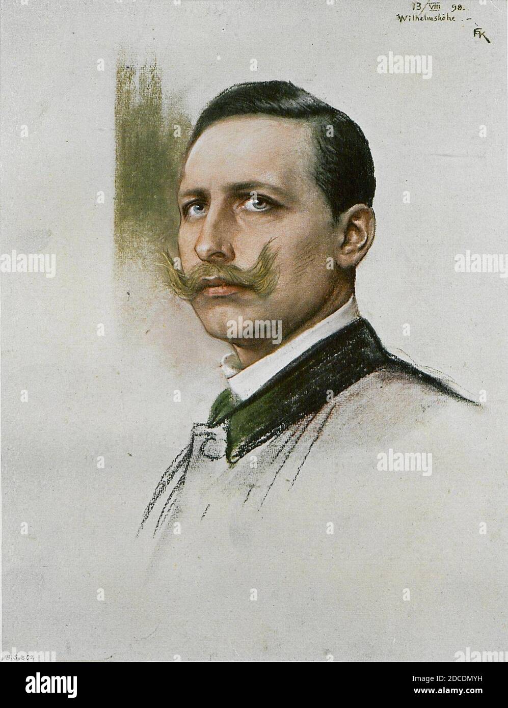 Friedrich August von Kaulbach - Wilhelm II. Foto Stock