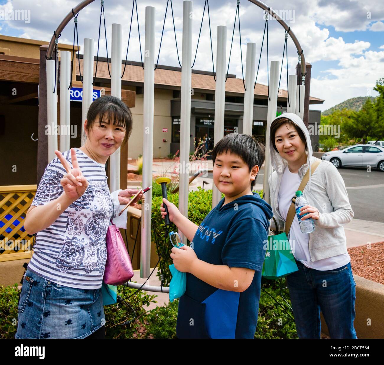 Sedona, Arizona, Chimes musicali Foto Stock
