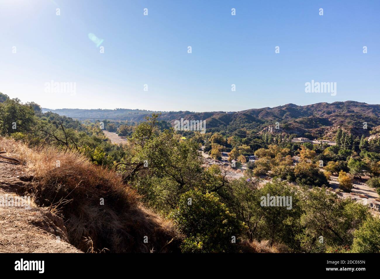 Vista panoramica del Parco Regionale o'Neill, del Trabuco Canyon e della Orange County California Foto Stock