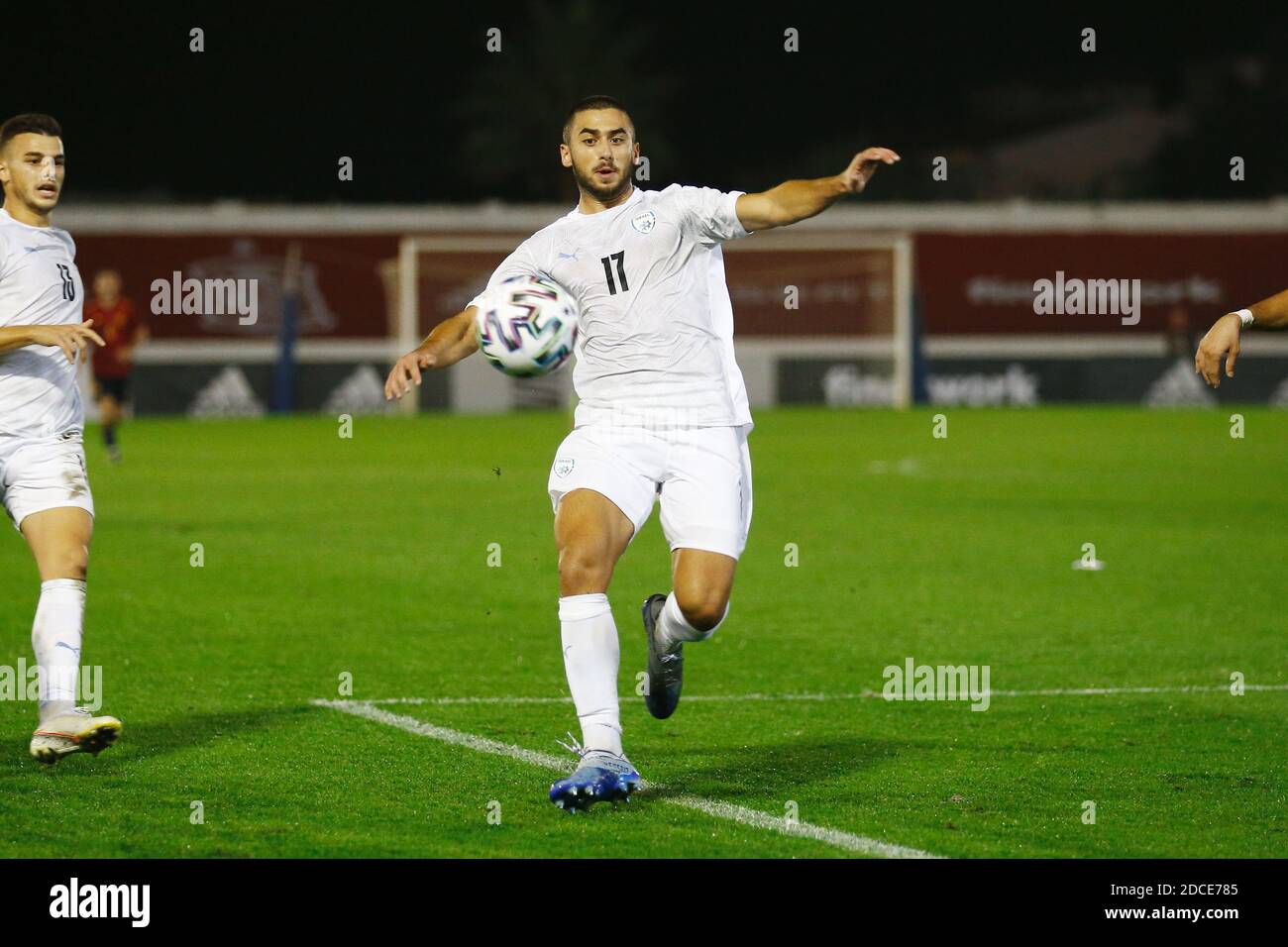 Marbella, Spagna. 17 Nov 2020. Gil Cohen (ISR) Calcio : Campionato UEFA Under 21 turno di qualificazione tra U21 Spagna 3-0 U21Israele all'Estadio Municipal Antonio Lorenzo Cuevas a Marbella, Spagna . Credit: Mutsu Kawamori/AFLO/Alamy Live News Foto Stock