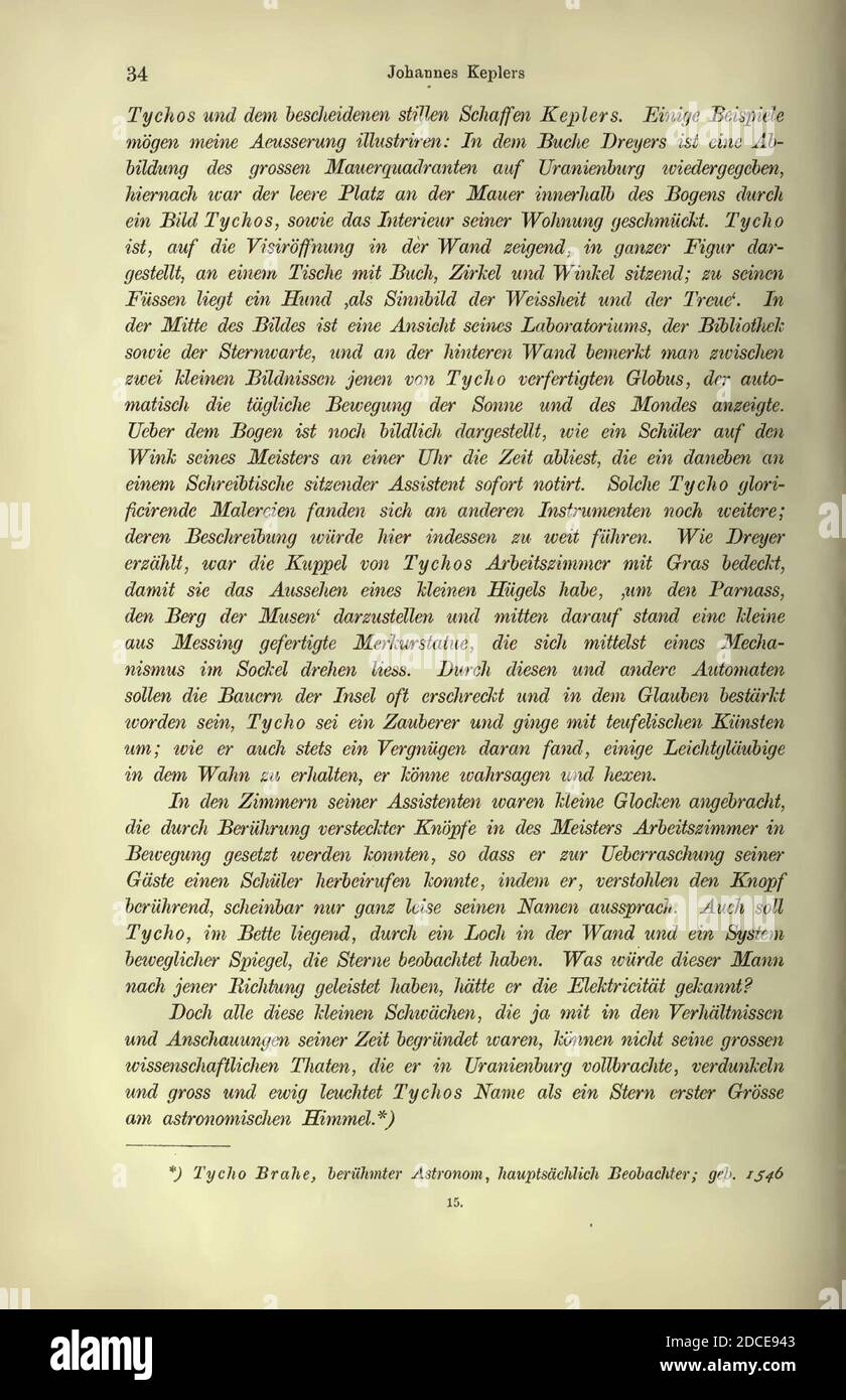 Keplers Traum 062. Foto Stock