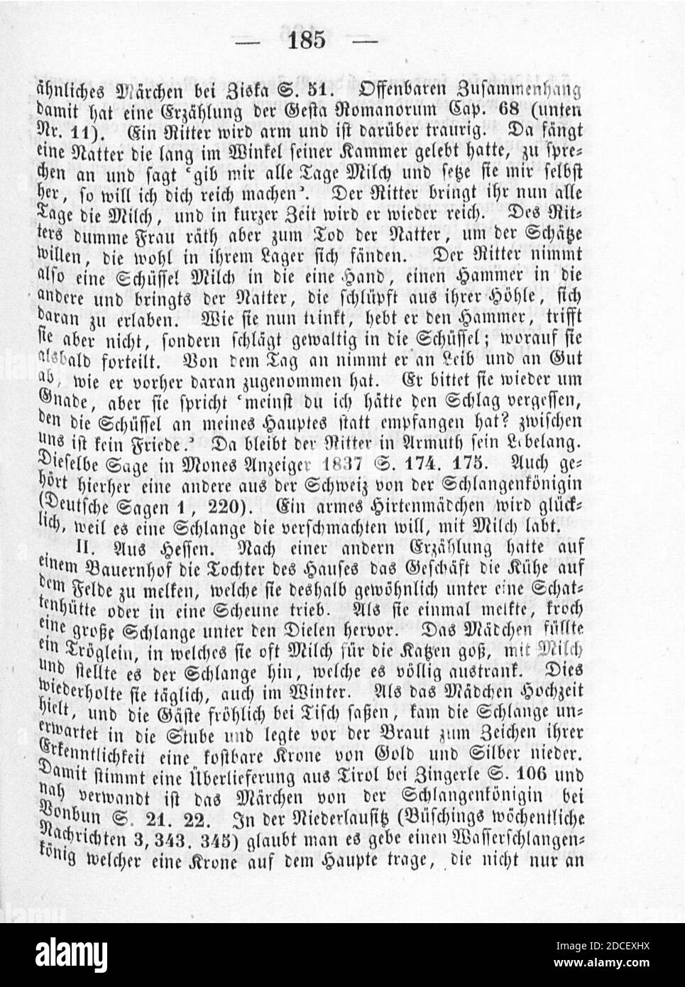 Kinder und Hausmärchen (Grimm) 1856 III 185. Foto Stock