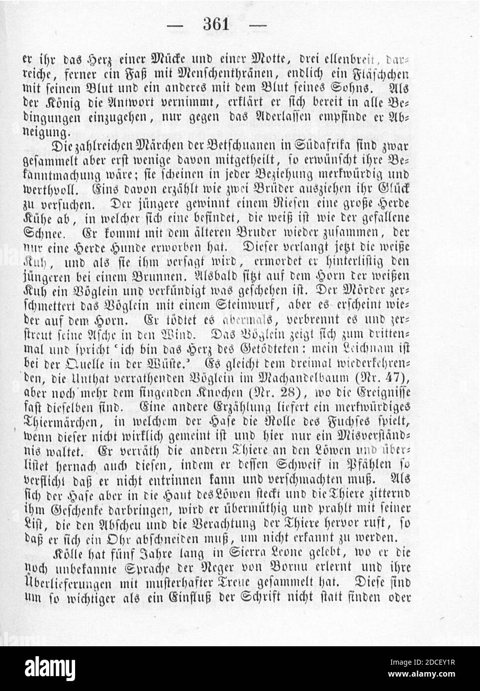 Kinder und Hausmärchen (Grimm) 1856 III 361. Foto Stock