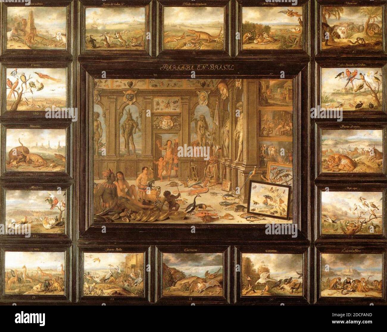 Il Continente d'America 1666 Jan van Kessel il Vecchio. Foto Stock