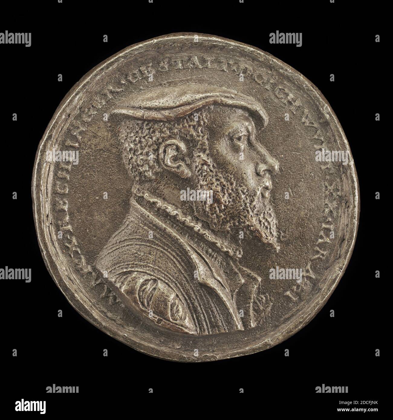 Matthes Gebel, (artista), tedesco, c. 1500 - 1574, Marx Rechlinger, morto 1532, patrizio di Norimberga, piombo, totale (diametro): 4.45 cm (1 3/4 in.), peso lordo: 24.45 gr (0.054 lb Foto Stock