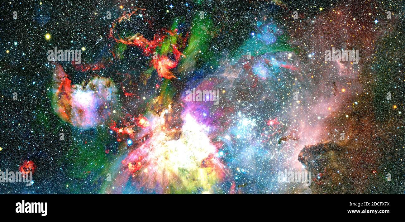 Nebulosa una nube interstellare di polvere stellare. Elementi di questa immagine forniti dalla NASA. Foto Stock