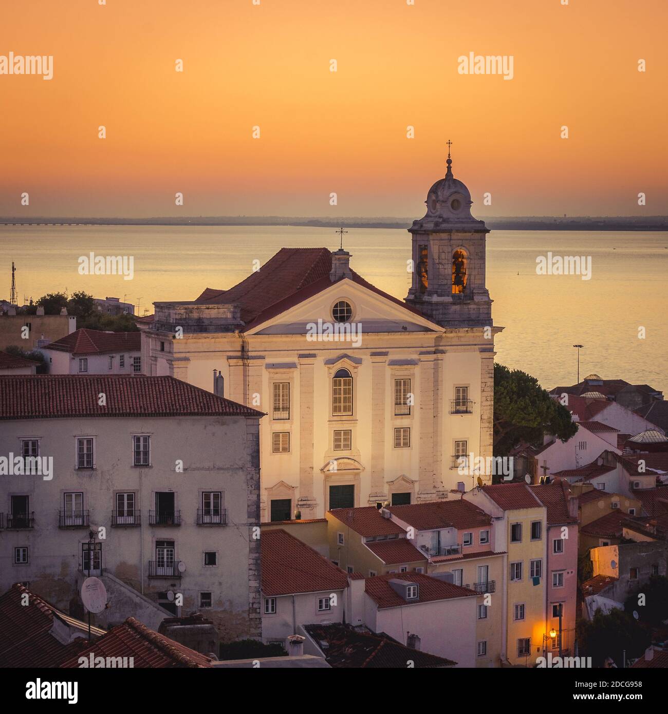 Igreja de Santo Estêvão, Lisbona Foto Stock