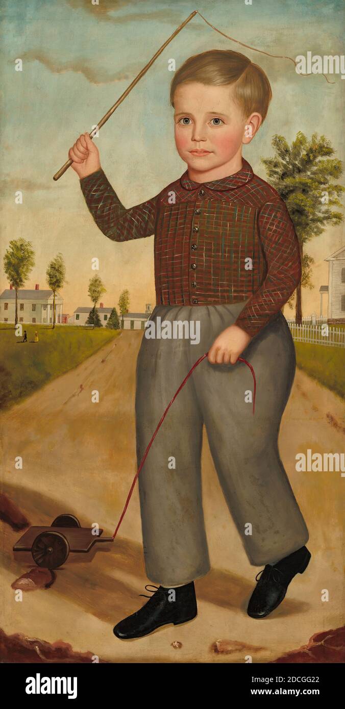 Joseph Goodhue Chandler, (pittore), americano, 1813 - 1884, Charles H. Sisson, 1850, olio su tela, totale: 122.2 x 63.7 cm (48 1/8 x 25 1/16 in.), incorniciato: 137.8 x 79.7 x 6.3 cm (54 1/4 x 31 3/8 x 2 1/2 in Foto Stock