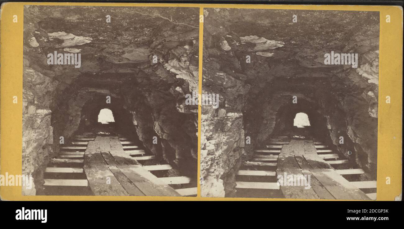 Fall Creek, tunnel, Ithaca., New York (Stato), Ithaca (N. Y Foto Stock