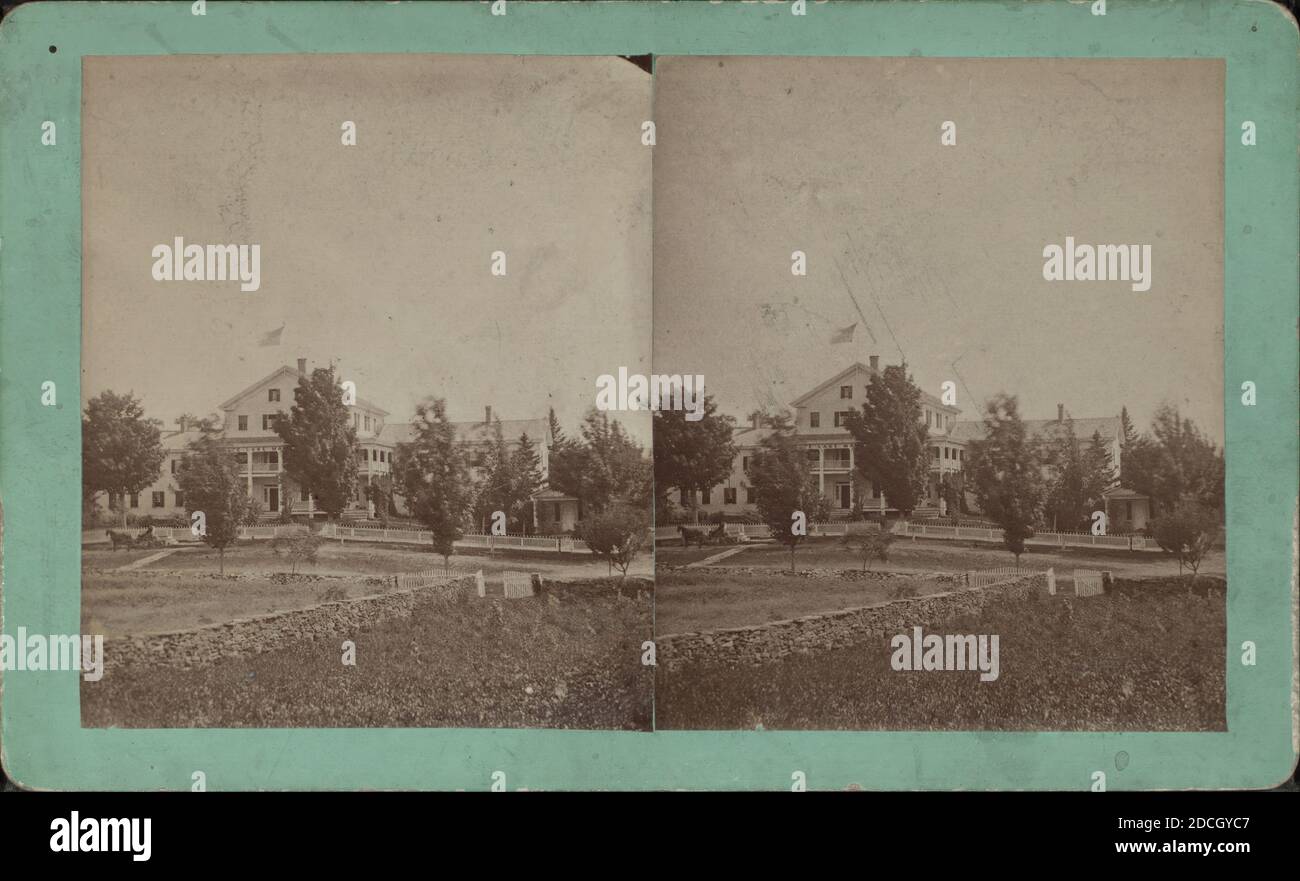 White Lake Mansion House., New York (Stato), Monticello (Sullivan County, N. Y Foto Stock