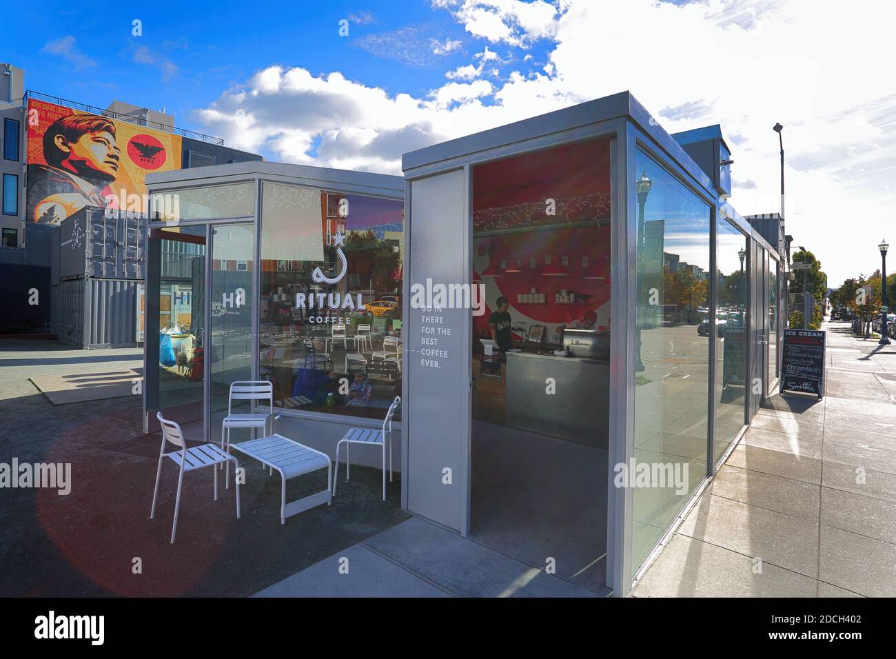 STATI UNITI / California / San Francisco/ Ritual Coffee at Proxy The Octavia Street , San Francisco. Foto Stock