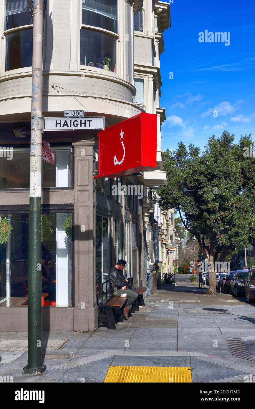 STATI UNITI / California / San Francisco/ Coffee Style /Ritual Coffee Roasters Ritual on Haight St. In San Francisco . Foto Stock