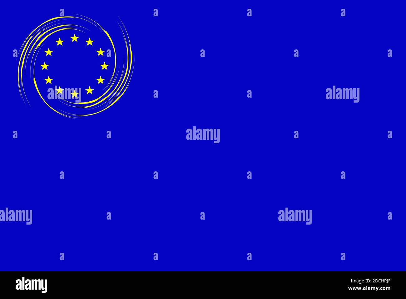 Immagine di fondo della bandiera dell'Unione europea Foto Stock