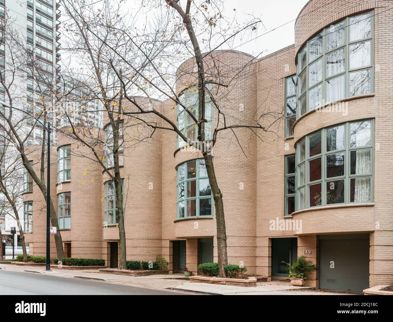 Schiller Street Residences progettato da Nagle Hartray Foto Stock