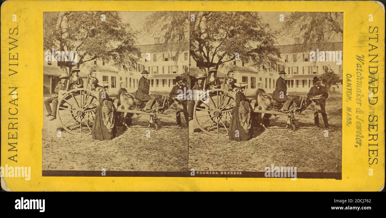 Florida Express., fermo immagine, Stereographs, 1850 - 1930 Foto Stock