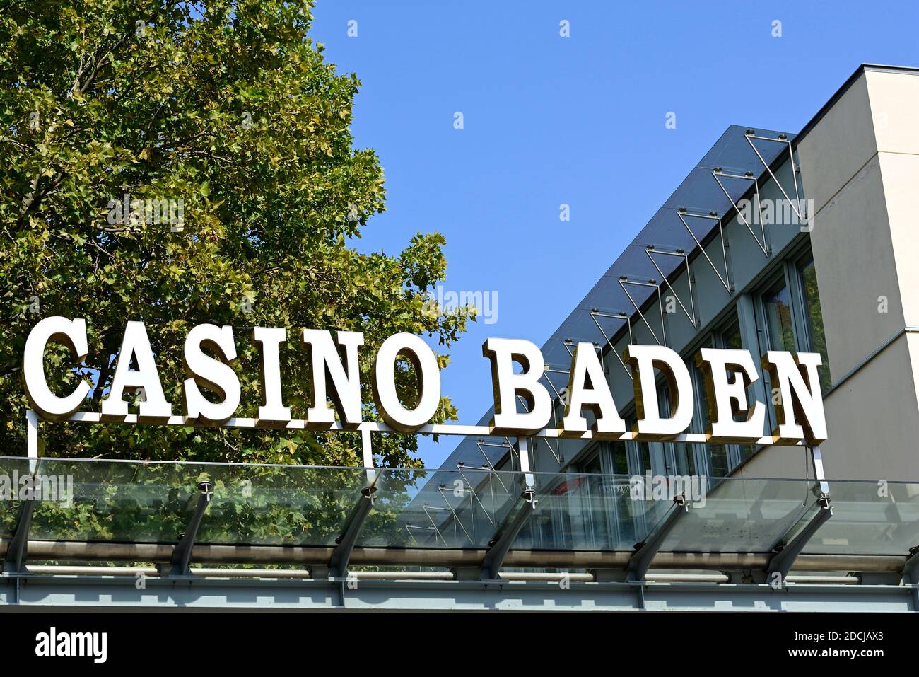 Baden vicino a Vienna, bassa Austria, Austria. Il Casinò di Baden Foto Stock