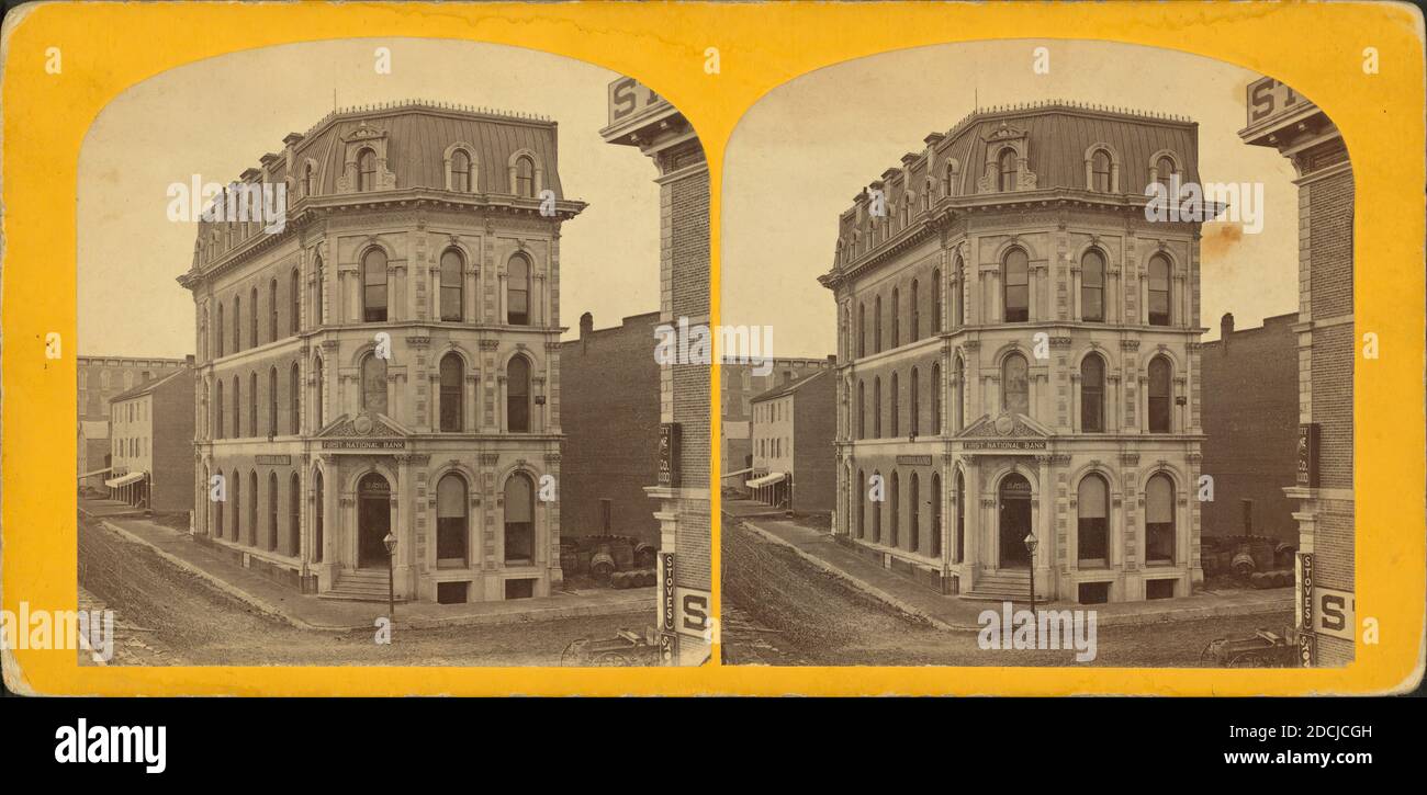 Junction Main and del. Kansas City., immagine fissa, Stereographs, 1870, Ragan & Shannon Foto Stock