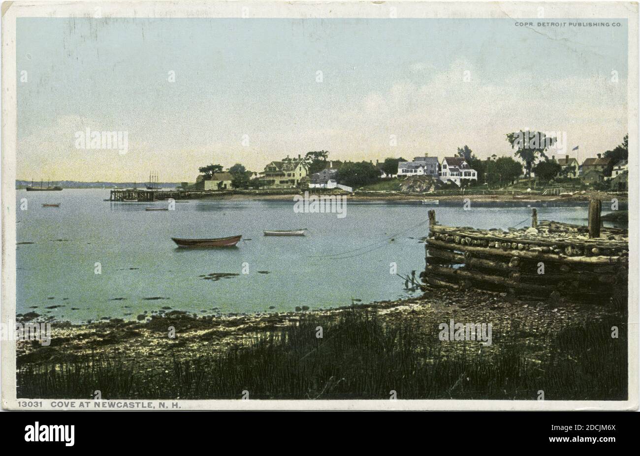 Cove, New Castle, N.H., immagine fissa, Cartoline, 1898 - 1931 Foto Stock