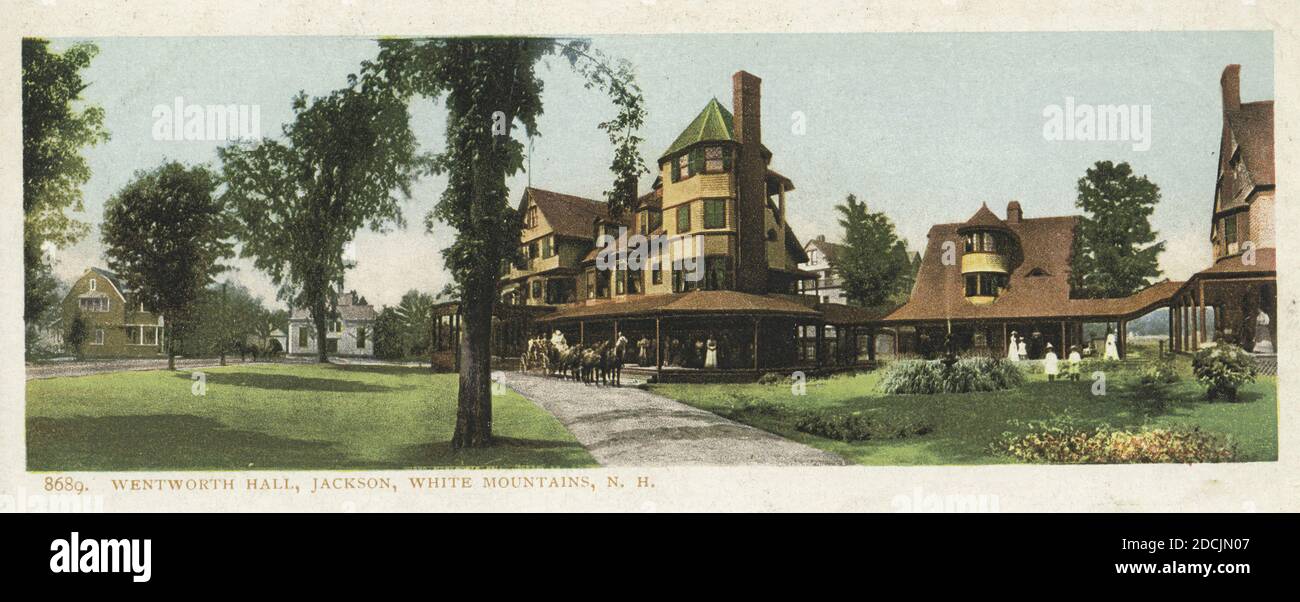 Wentworth Hall, Jackson, N. H., immagine, Cartoline, 1898 - 1931 Foto Stock